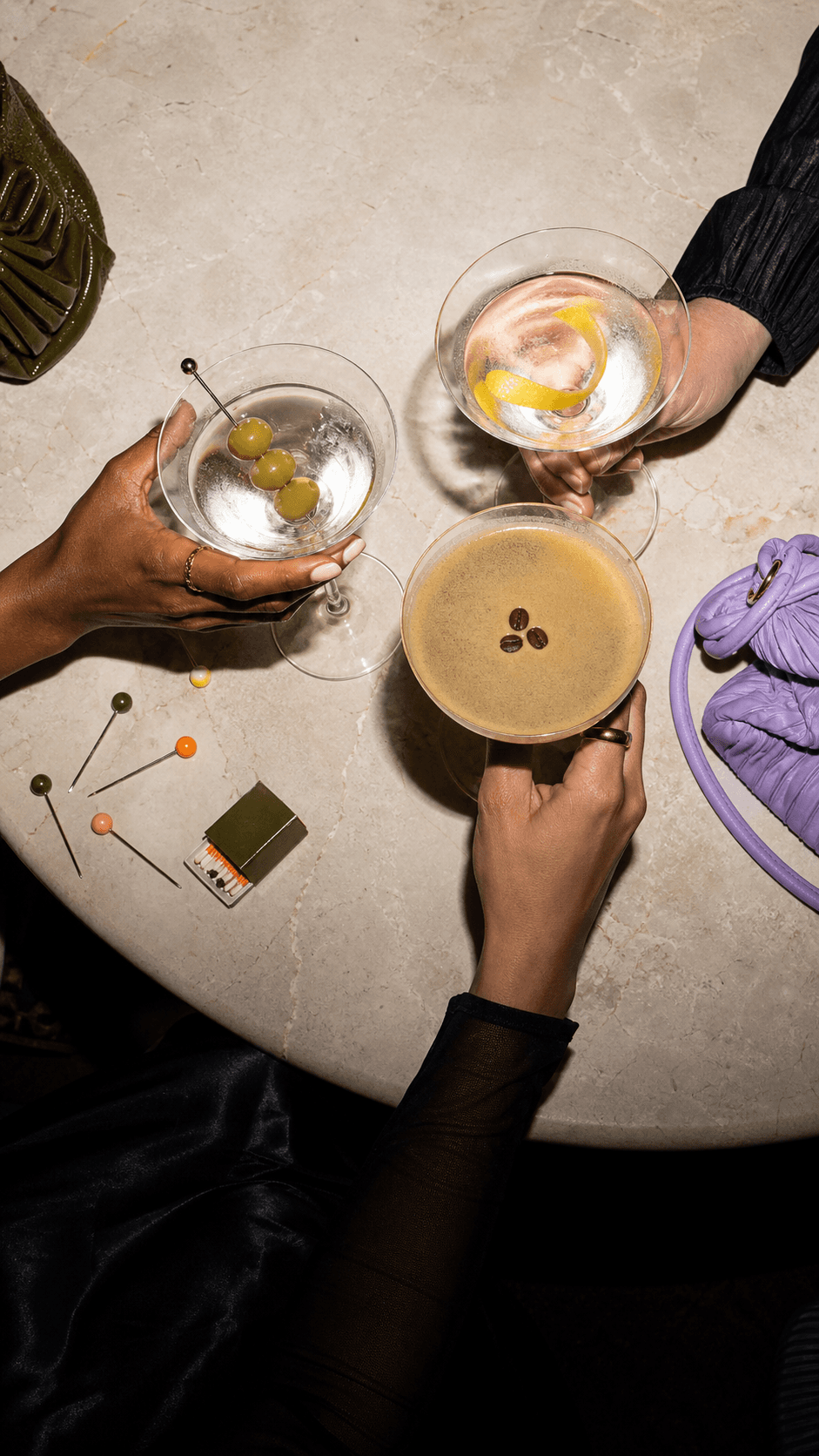 Martinis on a night out